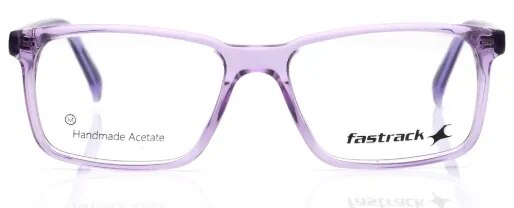 Fastrack Purple Square Eyeglasses Unisex image 1