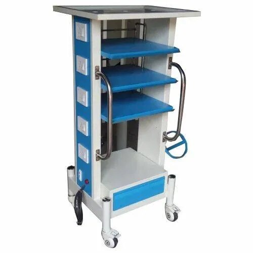 MS 5 Shelves Monitor Trolley image 1