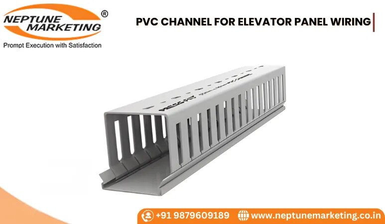PVC CHANNEL FOR ELEVATOR PANEL WIRING image 1