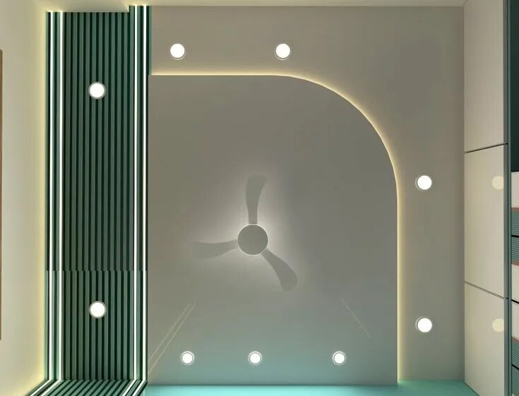 High-Quality Gypsum False Ceiling Work with Smooth Finish image 1