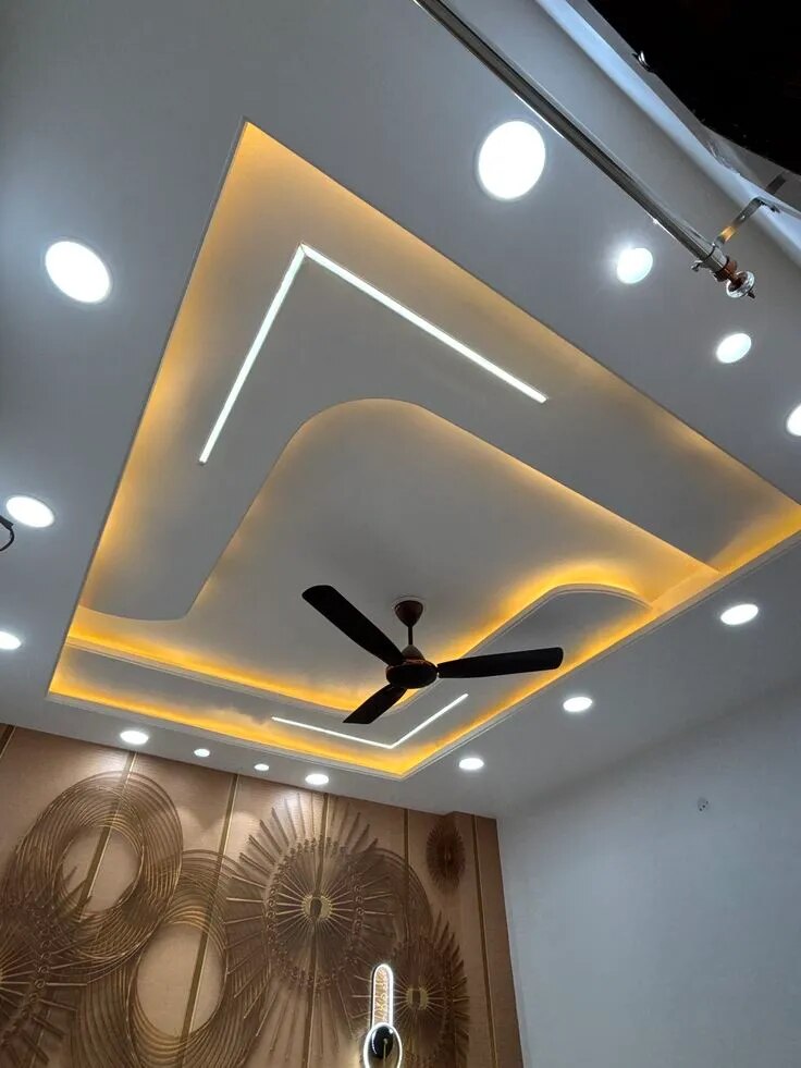 Decorative Gypsum Ceiling Designs for Contemporary Homes image 1