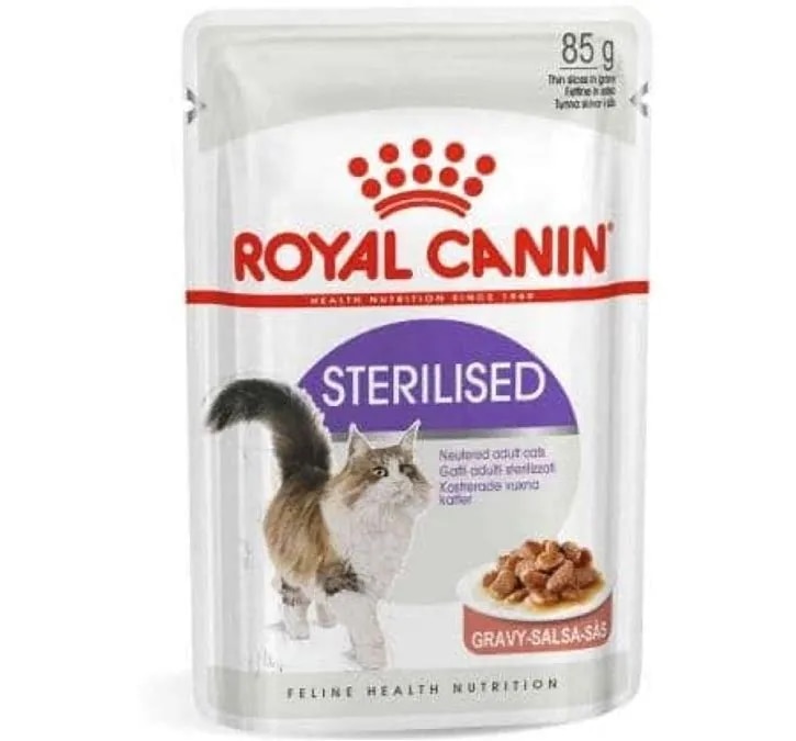 Royal Canin Sterilised Gravy Adult Cat Wet Food85g image 1