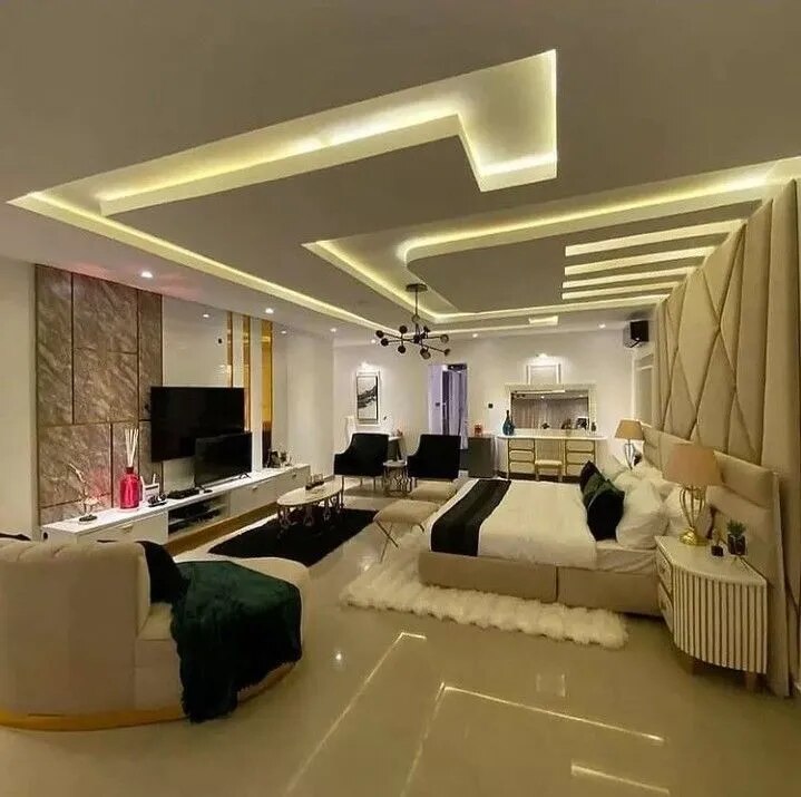 Creative Gypsum Ceiling Interiors image 1