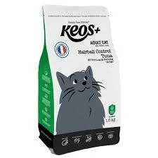 Keos+ Adult Cat Food Hairball Control – Tuna 1.5KG image 1