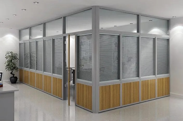 Stylish Aluminium Office Partitions for Smart Workspaces image 1