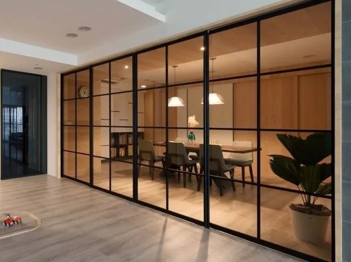 Sleek Aluminium Partition Designs for Elegant Workspaces image 1
