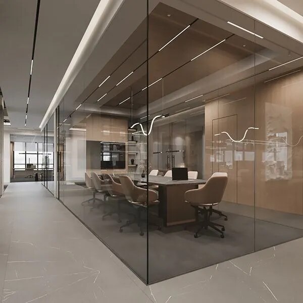 Customized Glass Partition Designs for Homes & Offices image 1