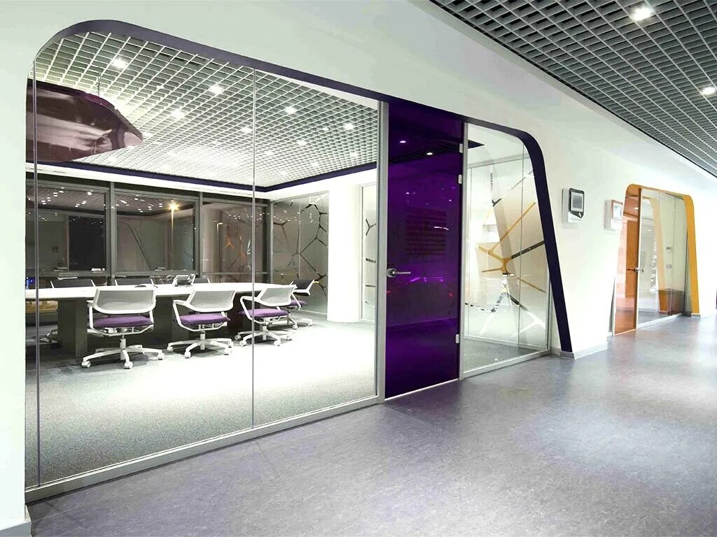 Durable & Aesthetic Glass Partitions for Corporate Offices image 1