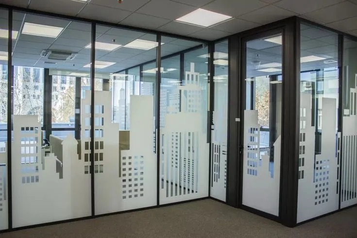 Custom Office Glass Partition Work – Modern & Efficient image 1