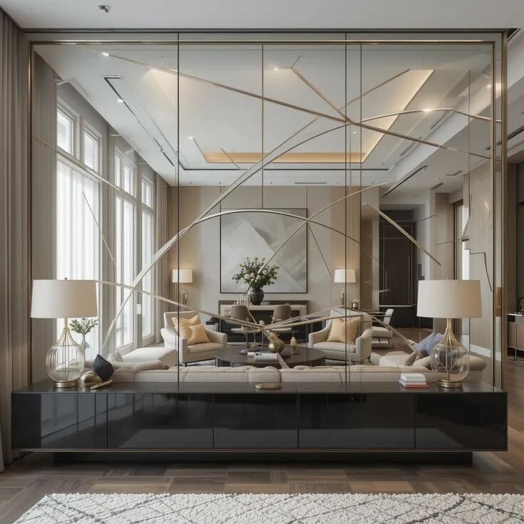 Stylish Glass Wall Partitions – Modern Interior Upgrade image 1