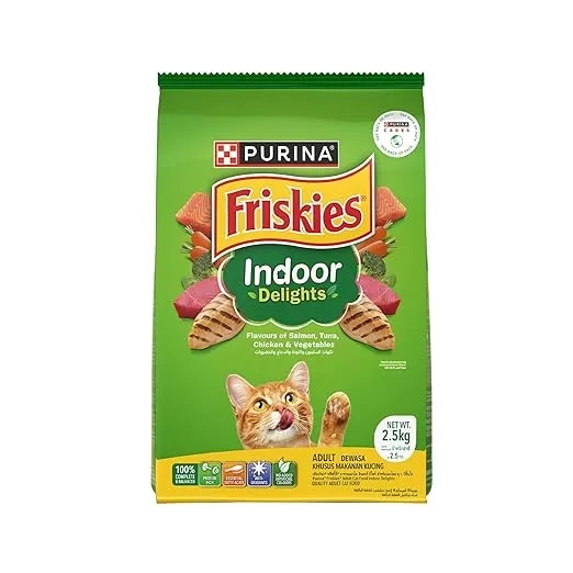 PURINA, Friskies Indoor Delights Adult Dry Cat Food, 2.5 kg image 1