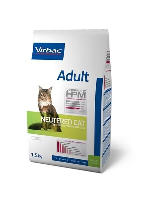 Veterinary HPM Adult Neutered Cat Dry Food 1.5 Kg image 1
