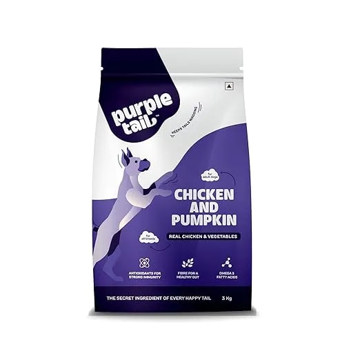 Purple Tail Adult Dry Dog Food 3 kg image 1