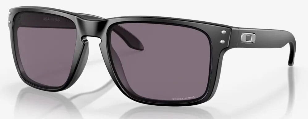 Oakley Holbrook XL Matte Black Frame Prizm Grey Sunglasses image 1