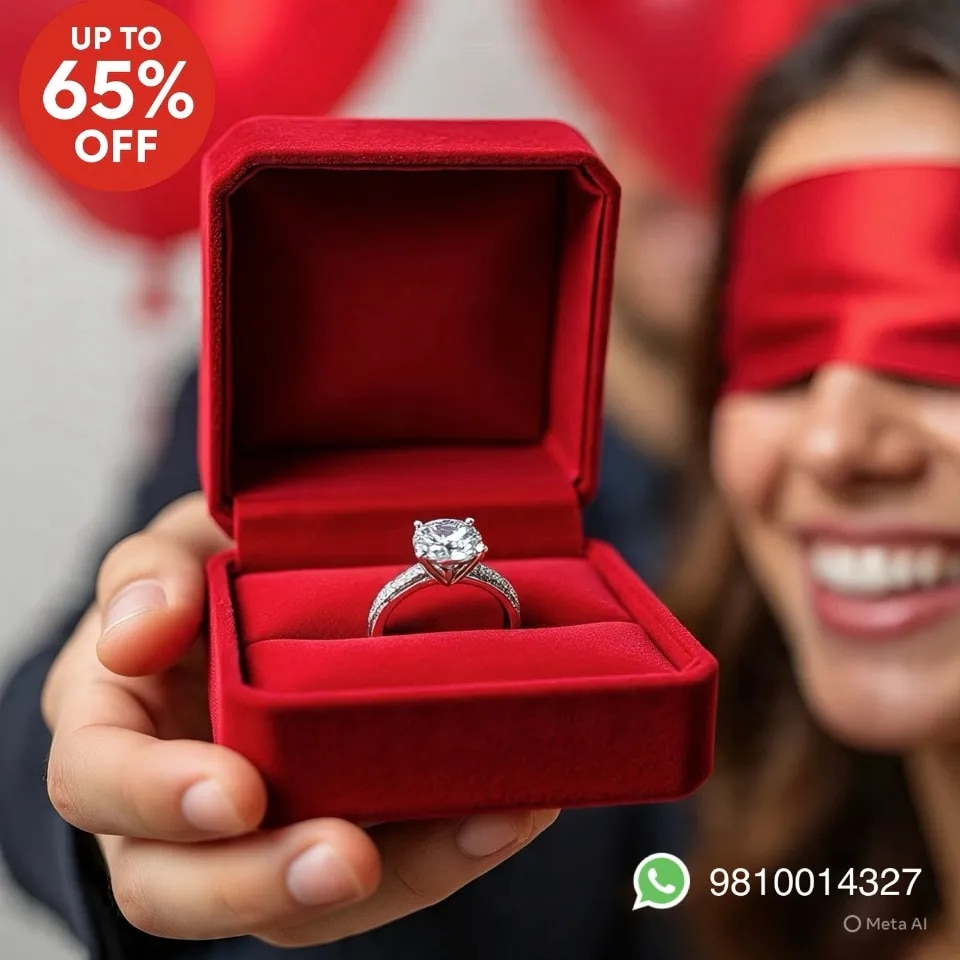 Lab Grown Diamond Solitaire Ring Price In Delhi image 1