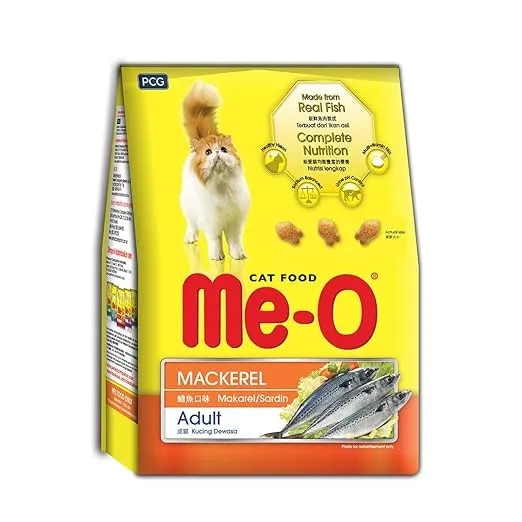 Me-O Dry Young Adult Cat Food Mackerel Flavor, 3 Kg image 1