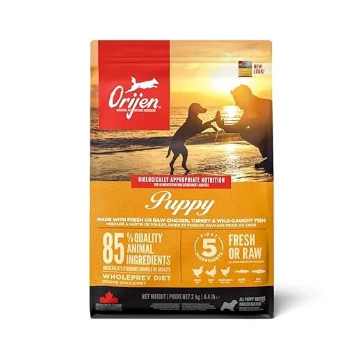 ORIJEN Puppy Dry Dog Food, Grain Free Dry Dog Food for Puppies, Fresh or Raw Ingredients, 2 Kg image 1