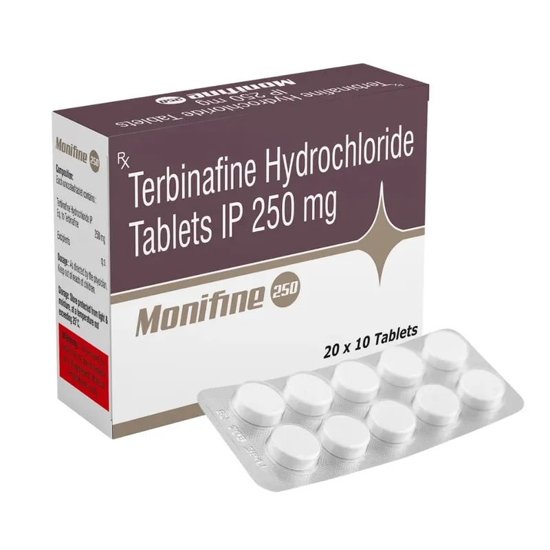 Terbinafine Hydrochloride Tablets IP 250 mg image 1