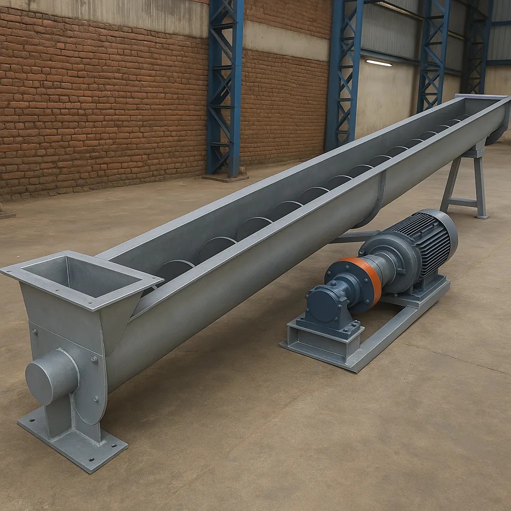 U Trough Screw conveyor image 1
