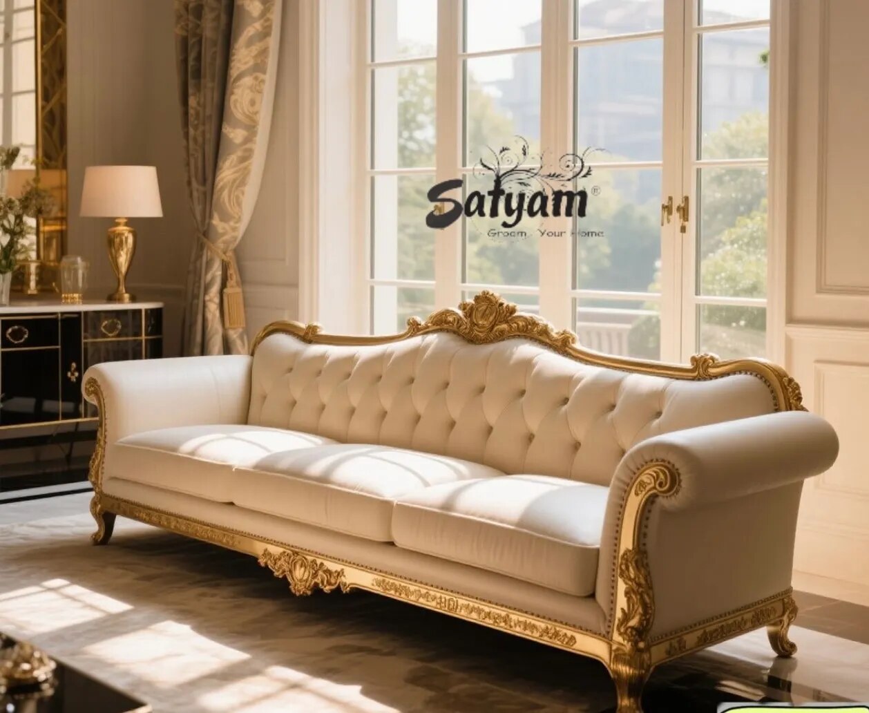 Luxury carved wooden sofas and Dining chair image 1