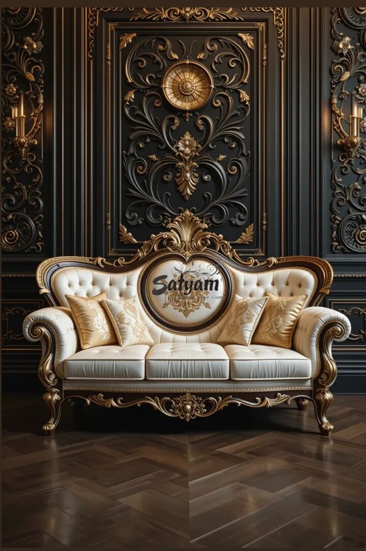 Luxury carved wooden sofas and Dining chair image 1