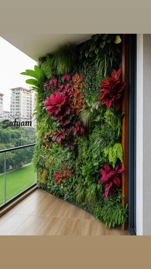 Vertical Grass Wall Tiles image 1
