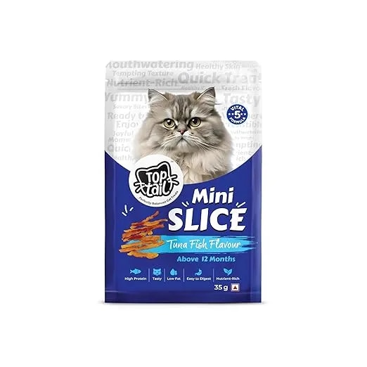 Top Tail Cat Treat Mini Slice Tuna Fish Flavour 35g image 1