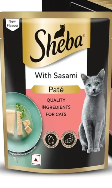 Sheba Pate Adult Wet Cat Food, Sasami 70G image 1