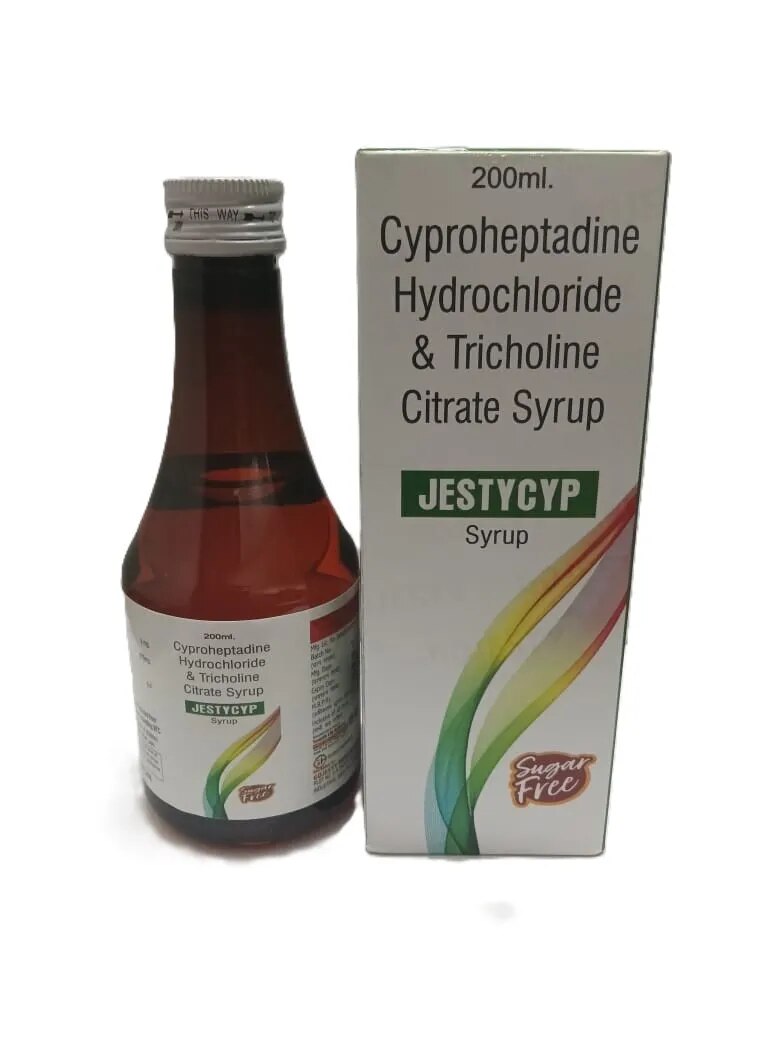 Cyproheptadine 2mg + Tricholine Citrate (65%) Sorbitol Solution (70%) 275mg image 1