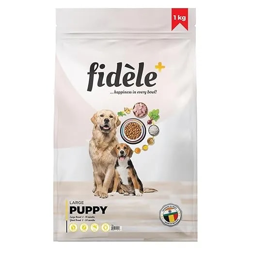 Fidele+ Dry Dog Food 1 Kg Large Breed Puppies image 1