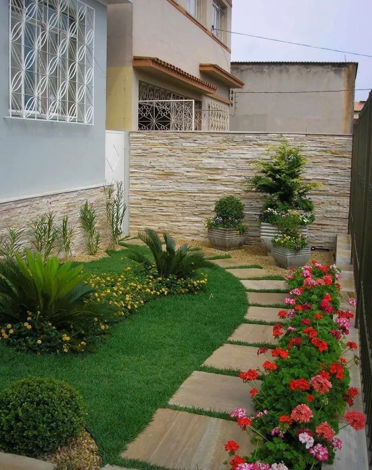 Backyard Landscaping with Pavers and Stones Chennai image 1