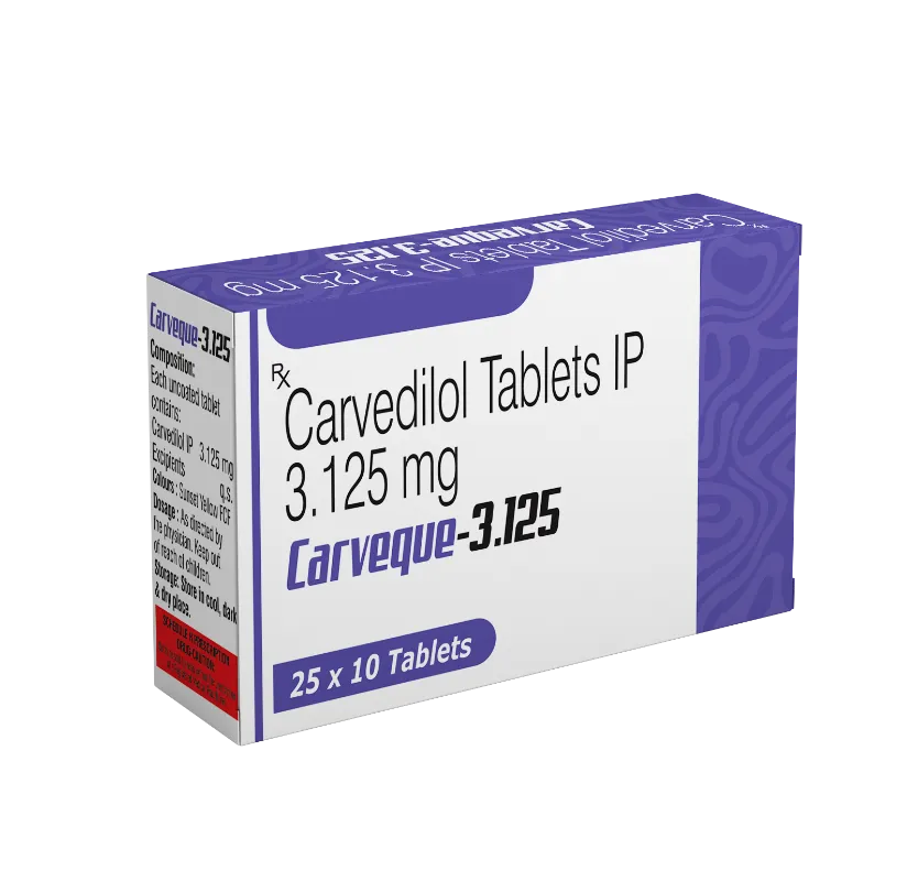 Carvedilol Tablets IP 3.125 mg image 1
