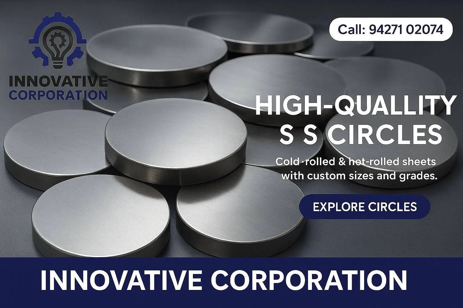 STAINLESS STEEL ( S S ) CIRCLE DEALER IN AHMEDABAD image 1