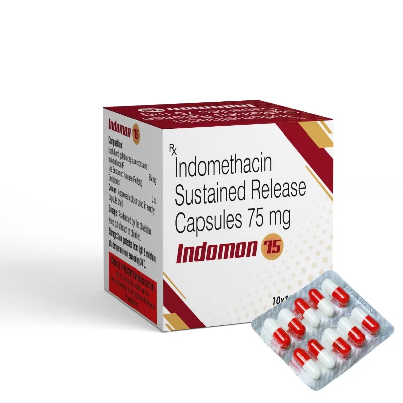 Indomethacin Sustained Release Capsules 75mg image 1