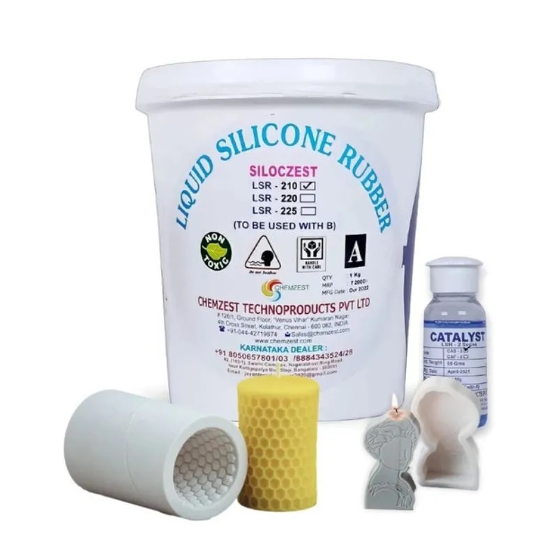 Liquid Silicone Rubber (LSR 210) Moulding For DIY Resin, Soap, Candle, Crafts & Many More Pattern Making, (Supreme Mould Making Grade) 1KG image 1