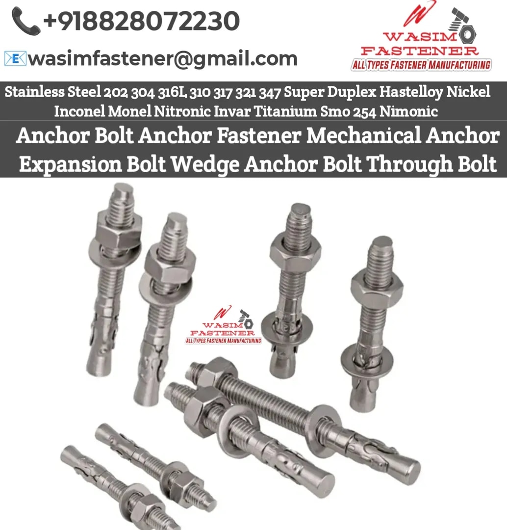 Anchor Bolt Anchor Fastener Mechanical Anchor Expansion Bolt Wedge Anchor Bolt Through Bolt image 1