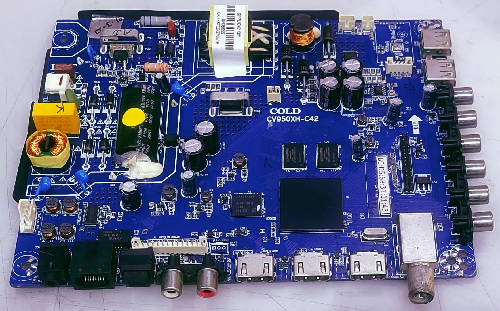 KODAK 32" FHD ANDROID MOTHER BOARD NUMBER CV950XH-C42 image 1