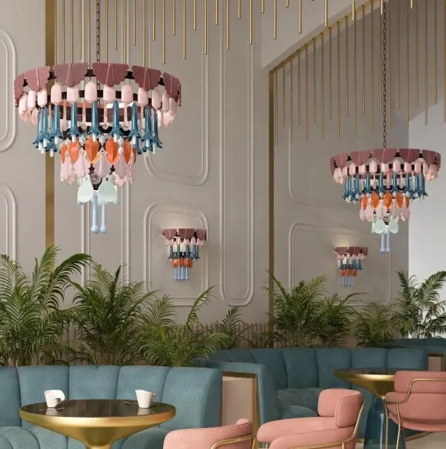Seasons Colorful Chandelier image 1