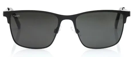 Tees By Fastrack Black Wayfarer Sunglasses Unisex image 1