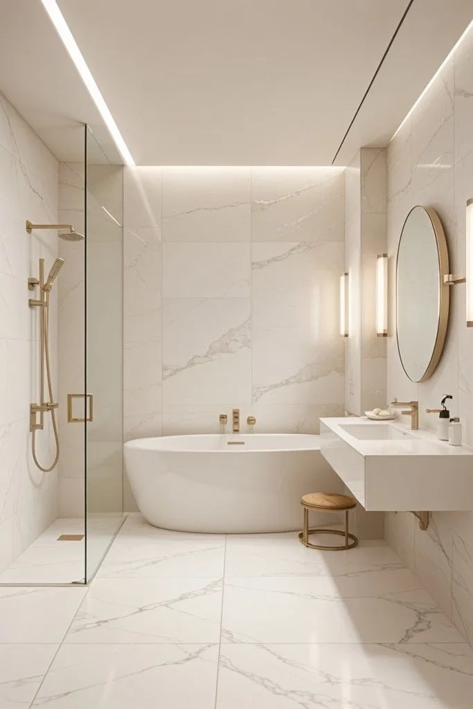 Contemporary Bathroom Renovation and Design Services image 1