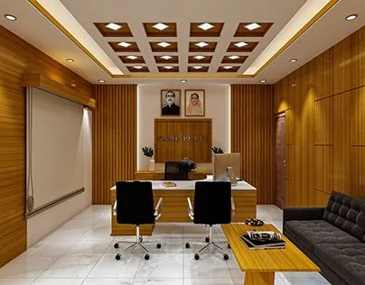Vox Office Wall Panelling Contractors in Chennai image 1