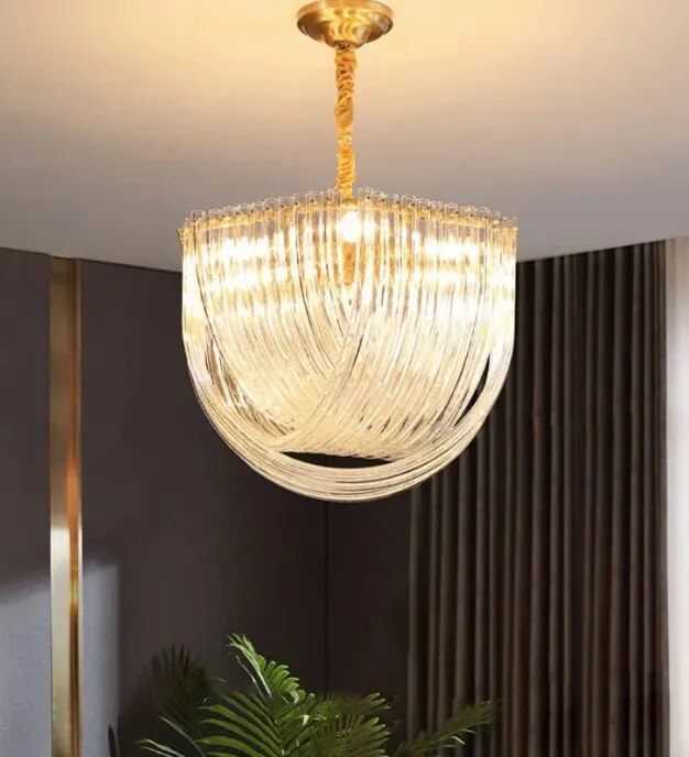 Aurora Gold Chandelier image 1