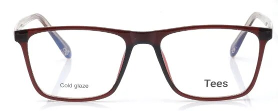 Tees By Fastrack Brown Wayfarer Computer Glasses Unisex image 1