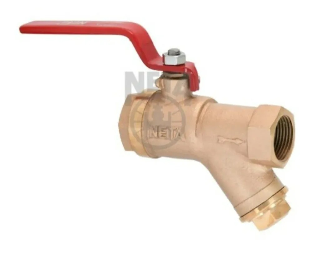 Gun Metal Ball Valve With Strainer image 1