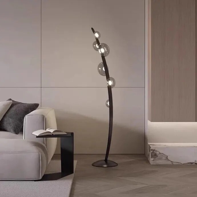Modern Black Floor lamp image 1