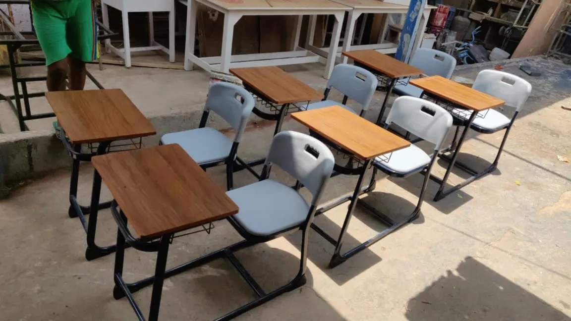 School Desk Bench image 1