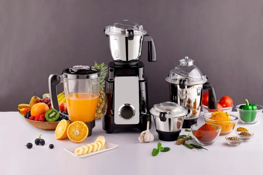 VRIOM 1000Watts ZIRCON “METALLIC COATING ” MIXER GRINDER image 1