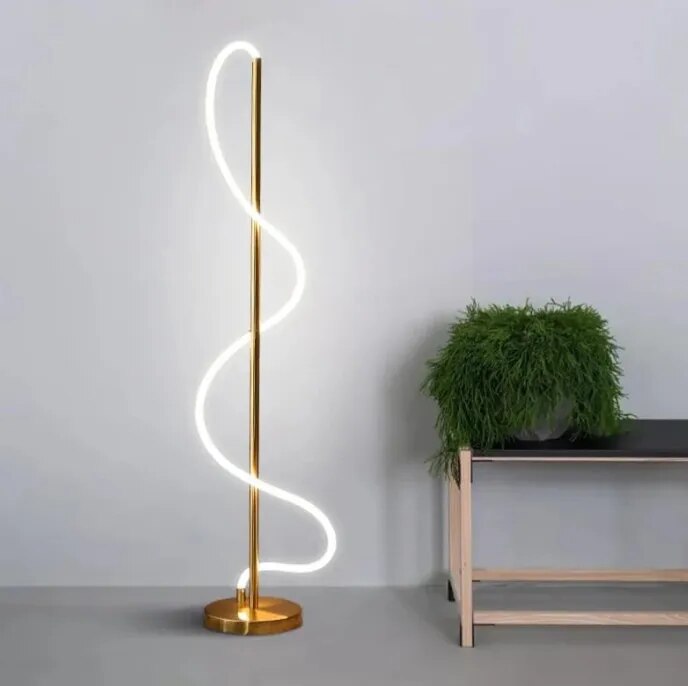 Lumine Wave LED Floor Lamp image 1