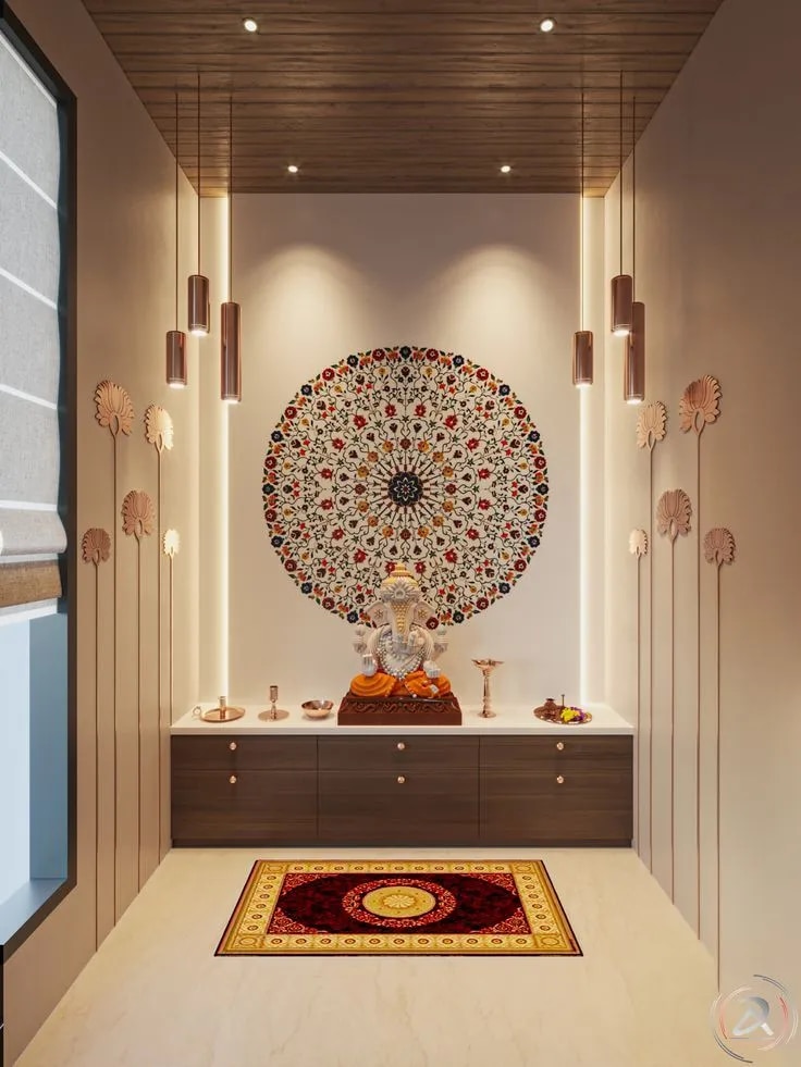 Small Pooja Room Interior Ideas for Compact Spaces image 1