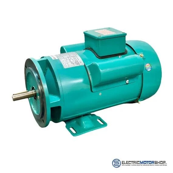 CROMPTON 0.5HP 2POLE,FOOT MOUNTED MOTOR image 1